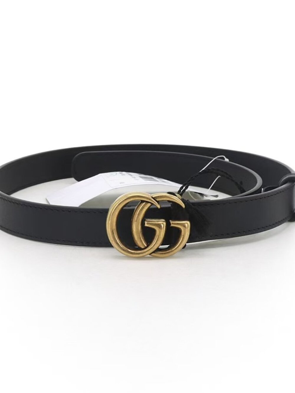 Gucci GG Logo Thin Belt Black 20mm Everyday Luxury